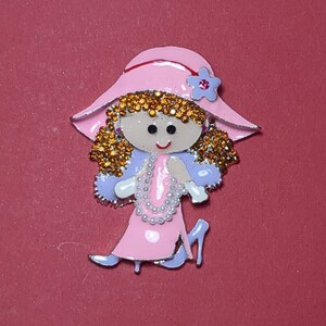 Déguisement de fille Needle Minder / Aimants puissants / Needle Nanny / Needle Minder / Aimants pour tableau / Porte-aiguilles / Néodyme / Terre rare