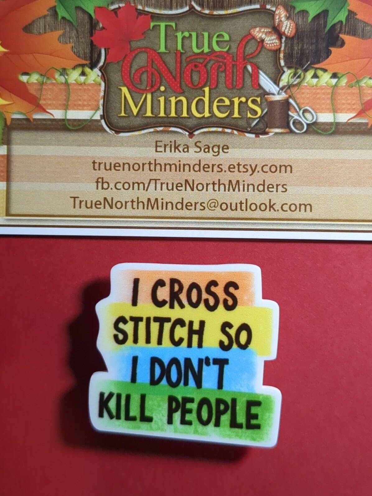 Cross Stitch killa NeedleMinder / Strong Magnets/ Needle Nanny / Needle Minder / Chart Magnets / Needle Holder/ Neodymium / Rare Earth