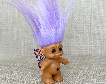 Purple Troll Doll, Butterfly Troll Doll, Purple Butterfly Troll Doll, Butterfly Doll, Troll Doll, Purple Monarch Doll