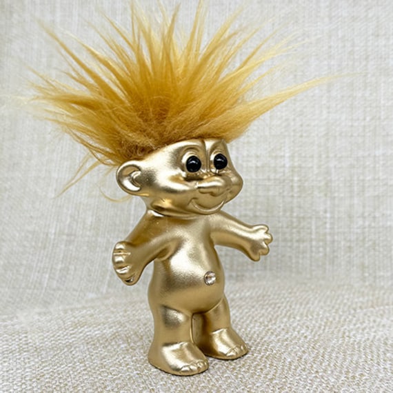 BOKIGIRL1 BOZILLA Trolls 金髪 Gold Anniversary Troll Doll, Limited Edition, OOAK Troll Art - Etsy