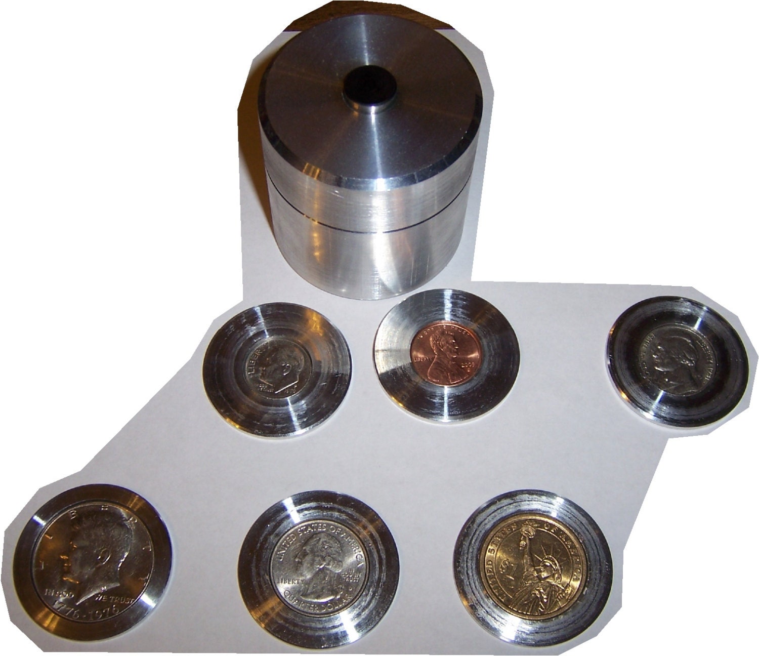 Sale Coin Ring Center Punch Kit 1.5 Silver Etsy