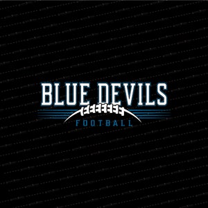 Blue Devil Football SVG //  © SmalltownNEcreations 9.20.21