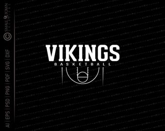 Viking Basketball SVG // © SmalltownNEcreations 7.4.24