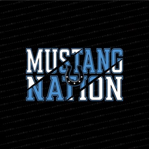 Mustang Nation SVG // Pride // Nation // Mascot // Team // Mustang // © SmalltownNEcreations 9.16.22