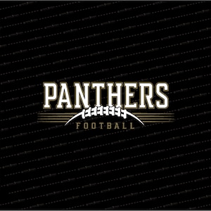 Panther Football SVG // © SmalltownNEcreations 10.25.22