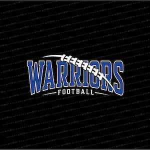 Warrior Football SVG // © SmalltownNEcreations 9.6.22