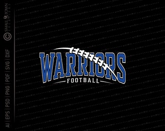 Warrior Football SVG // © SmalltownNEcreations 9.6.22