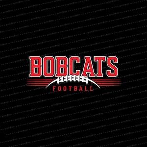 Bocat Football SVG // © SmalltownNEcreations 9.1.24