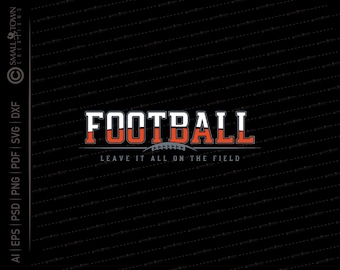 Football SVG // © SmalltownNEcreations 9.15.20