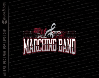 Marching Band SVG // © SmalltownNEcreations 2.3.22