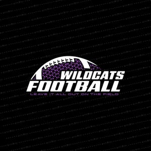 Wildcat Football SVG // © SmalltownNEcreations 8.7.24