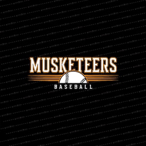 Musketeer Baseball SVG //  © SmalltownNEcreations 2.7.23