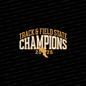 State Track and Field Champions SVG // © SmalltownNEcreations 4.10.24