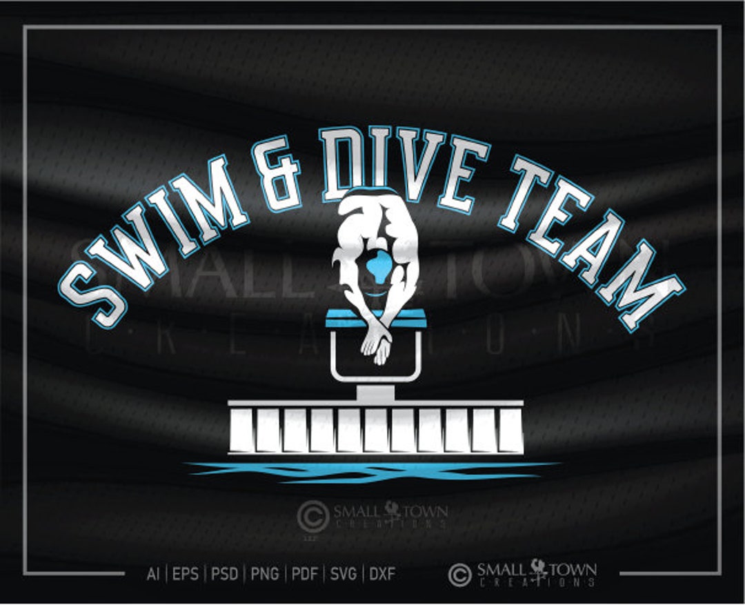 Diving Logo, Swim and Dive Team SVG, Swim & Dive Team, Swim Team