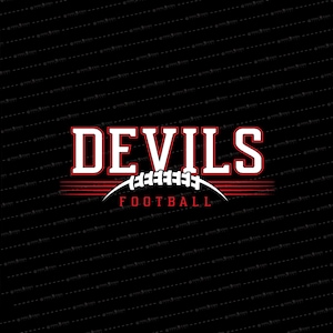 Devil Football SVG // © SmalltownNEcreations 8.8.22