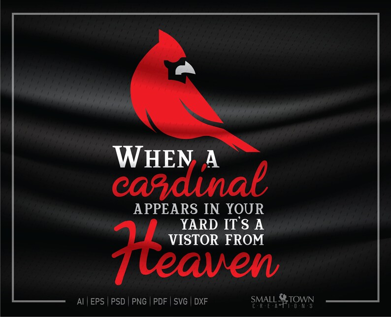 Cardinals Cardinals are a sign from Heaven Heaven quote Etsy