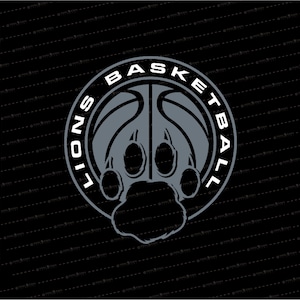 Lion Basketball SVG // © SmalltownNEcreations 12.26.23