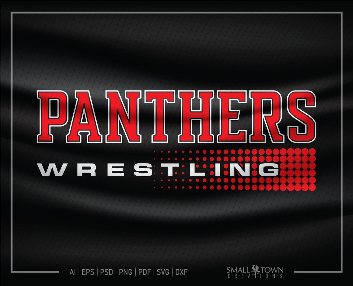 Panther SVG Panther Wrestling SVG Wrestling SVG Panther Etsy UK