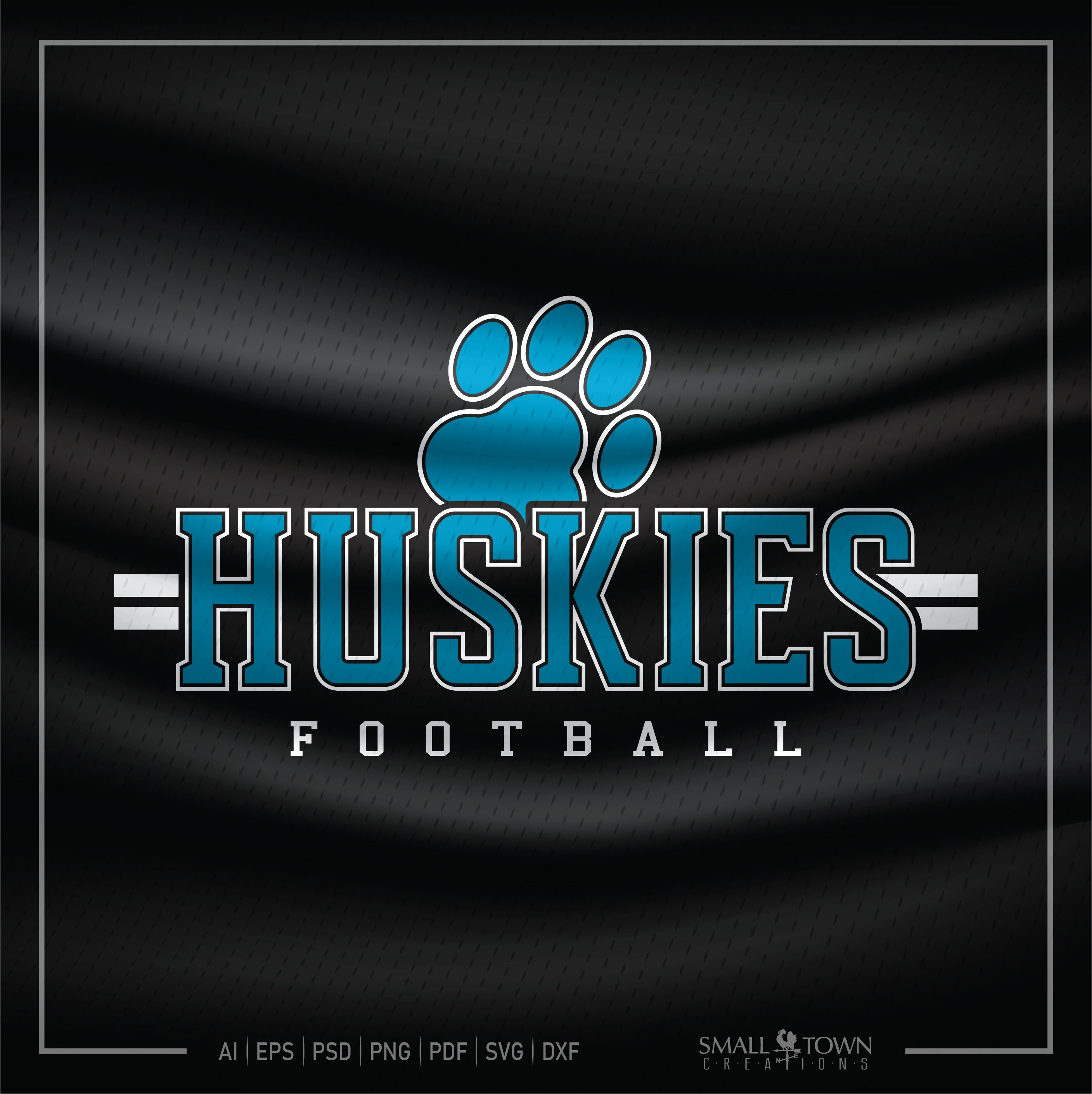huskies-football-huskies-mascot-logo-huskies-paw-football-etsy