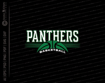 Panther Basketball SVG // © SmalltownNEcreations 1.4.22