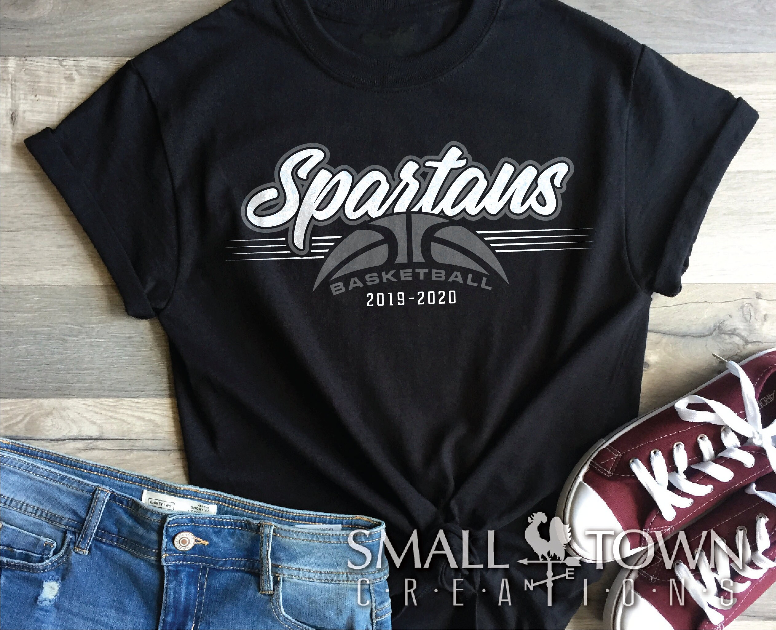 spartan basketball kit