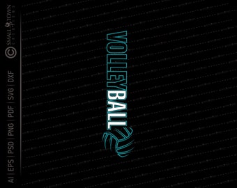 Volleyball SVG // Volleyball Team // Volleyball Ball // Volleyball Coach // Volleyball // Personal Use File //© SmalltownNEcreations 5.15.19
