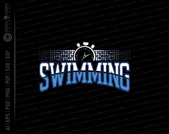 Swimming SVG // © SmalltownNEcreations 2.2.22