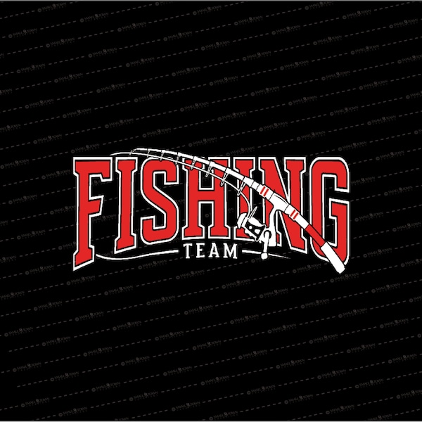 Fishing SVG // Fishing Team // Sport Fishing // Fishing // Fishing Pole // © SmalltownNEcreations 1.13.23