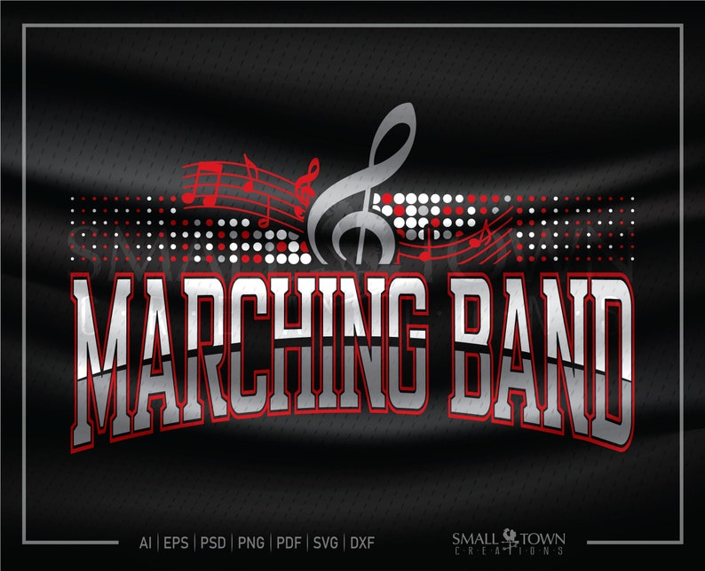 Marching Band SVG Music SVG Band SVG Marching Band Etsy