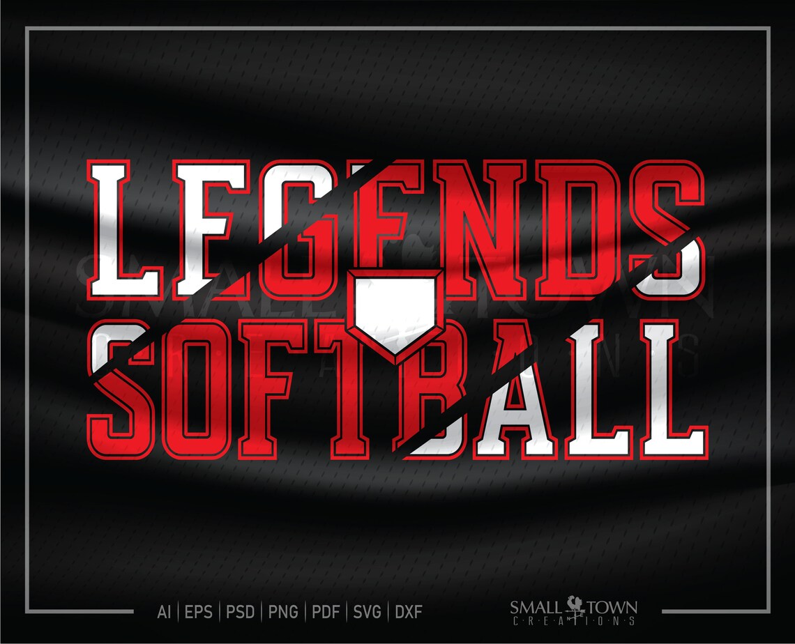 Legends SVG Legends Softball SVG Softball SVG Softball Etsy