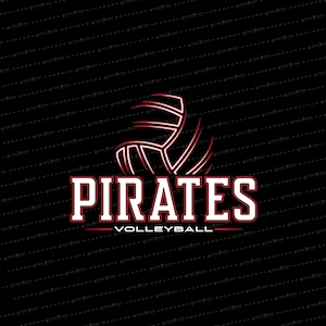 Pirate Volleyball SVG // © SmalltownNEcreations 8.18.22