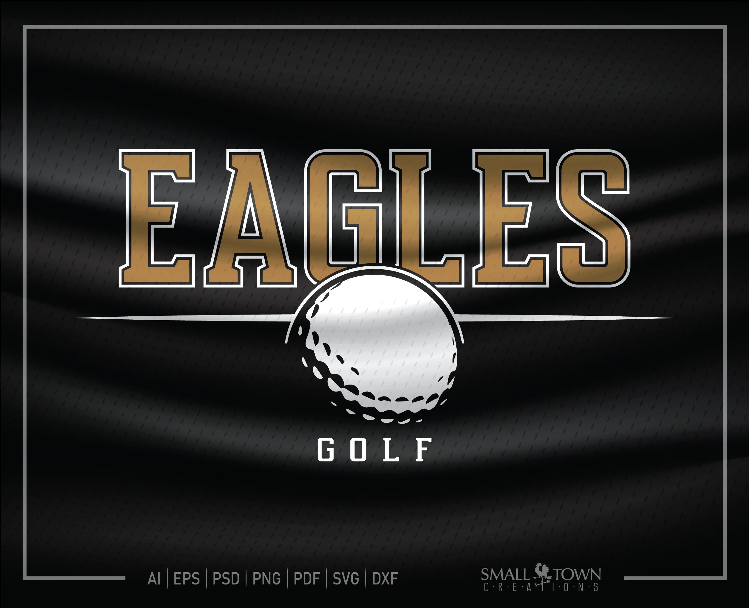 Eagle Eagle Golf Golf Ball Golf logo Golf Team Sports Etsy