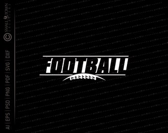 Football SVG // Football Team // Football Laces // Football Mom // Football // © SmalltownNEcreations 10.9.19