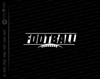 Football SVG // © SmalltownNEcreations 10.9.19