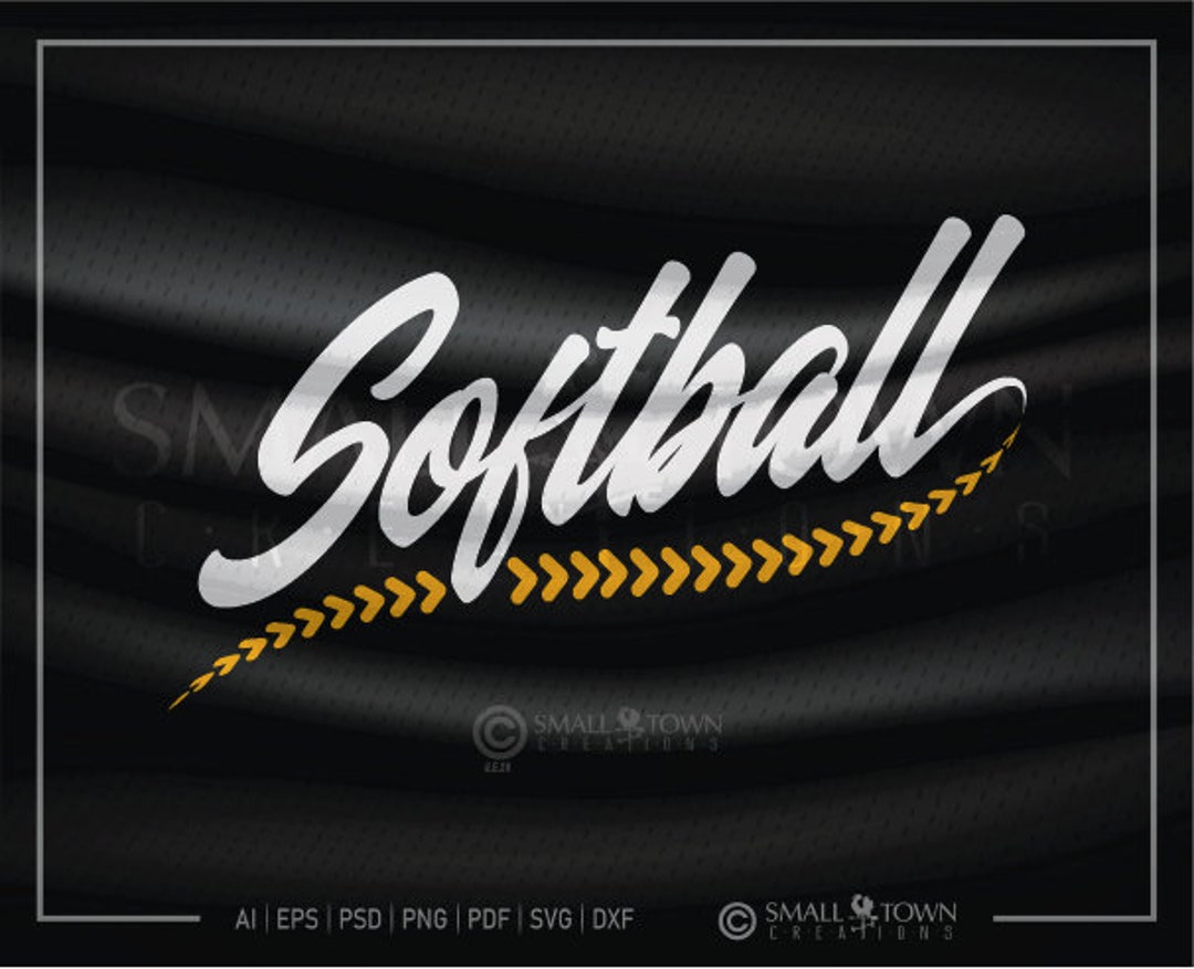 Softball SVG Softball Stitches SVG Softball Laces SVG - Etsy