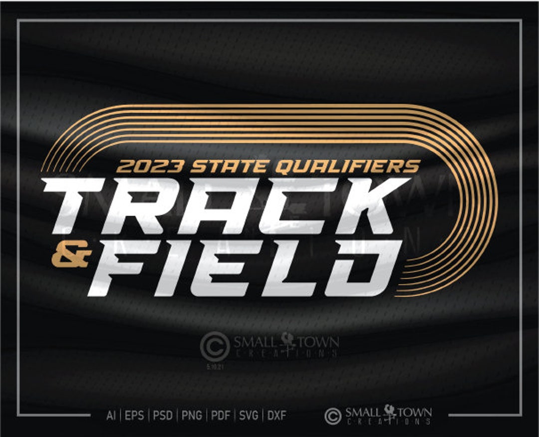 Track and Field SVG Track SVG Track and Field State Etsy