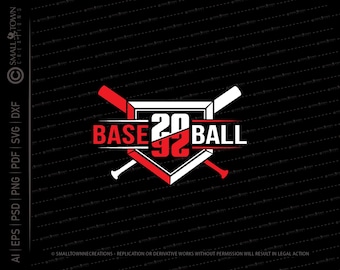 Baseball SVG // © SmalltownNEcreations 5.27.20