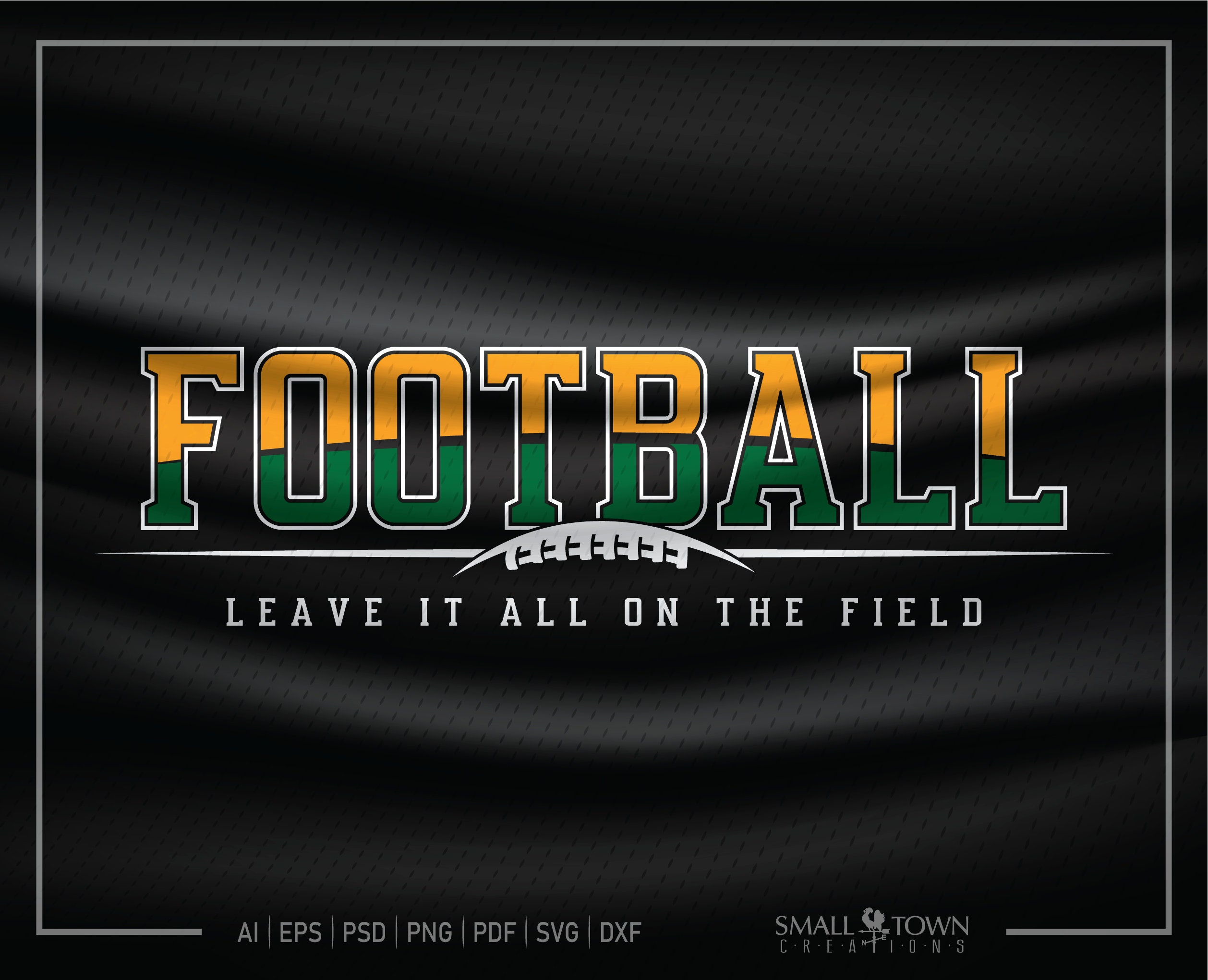 Football Football laces Football logo Football Field Etsy