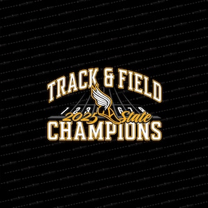 State Track and Field Champions SVG // © SmalltownNEcreations 4.19.22