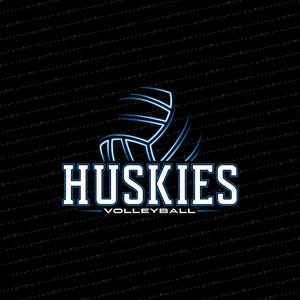 Huskies Volleyball SVG // © SmalltownNEcreations 7.18.22