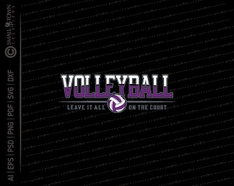Volleyball SVG // © SmalltownNEcreations 1.12.22