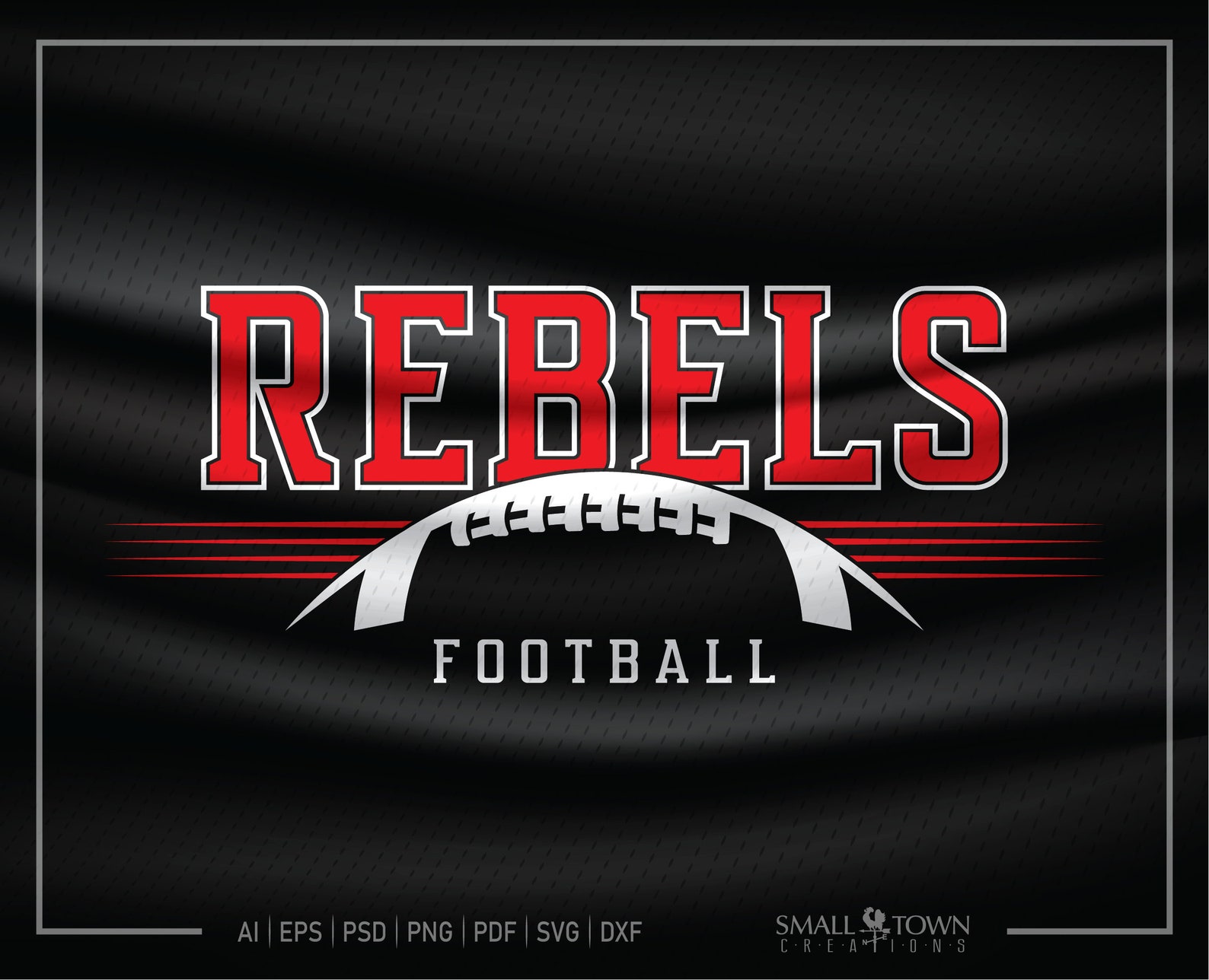 Rebel SVG Rebel Football SVG Football Player SVG Rebel Etsy