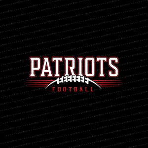 Patriot Football SVG // © SmalltownNEcreations 9.2.24
