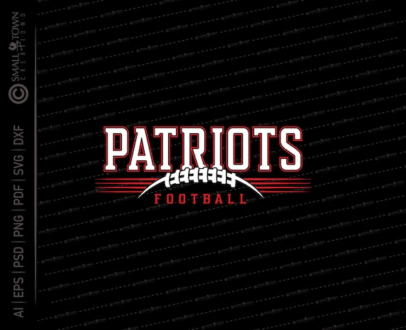Patriot Football SVG // © SmalltownNEcreations 9.2.24