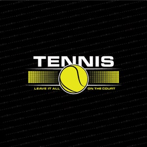 Tennis SVG // Tennis Ball // Tennis Team // Tennis Coach //Tennis // © SmalltownNEcreations 10.8.19