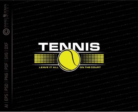 Tennis SVG // © SmalltownNEcreations 10.8.19