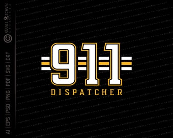 911 dispatcher SVG // Dispatcher // Police Dispatcher // Rescue dispatcher // © SmalltownNEcreations 9.24.19