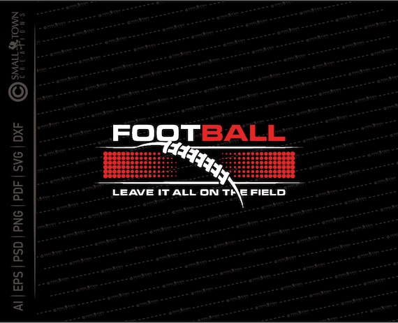 Football SVG // © SmalltownNEcreations 1.17.19