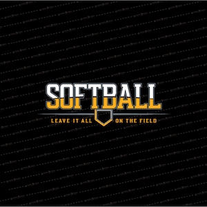 Softball SVG // © SmalltownNEcreations 1.23.22