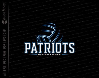 Patriot Volleyball SVG // © SmalltownNEcreations 9.2.24